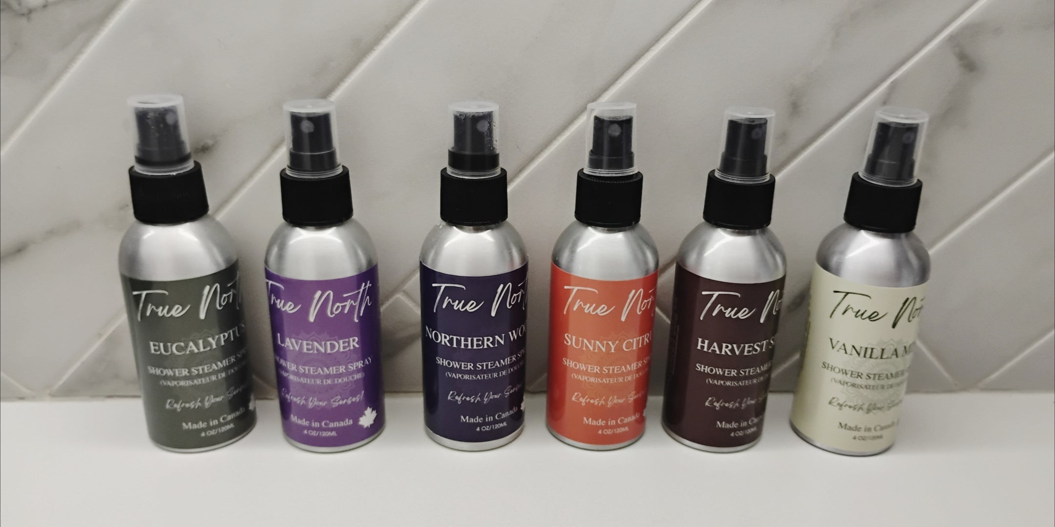 Shower Steamer Sprays – True North Soap Bar Ltd