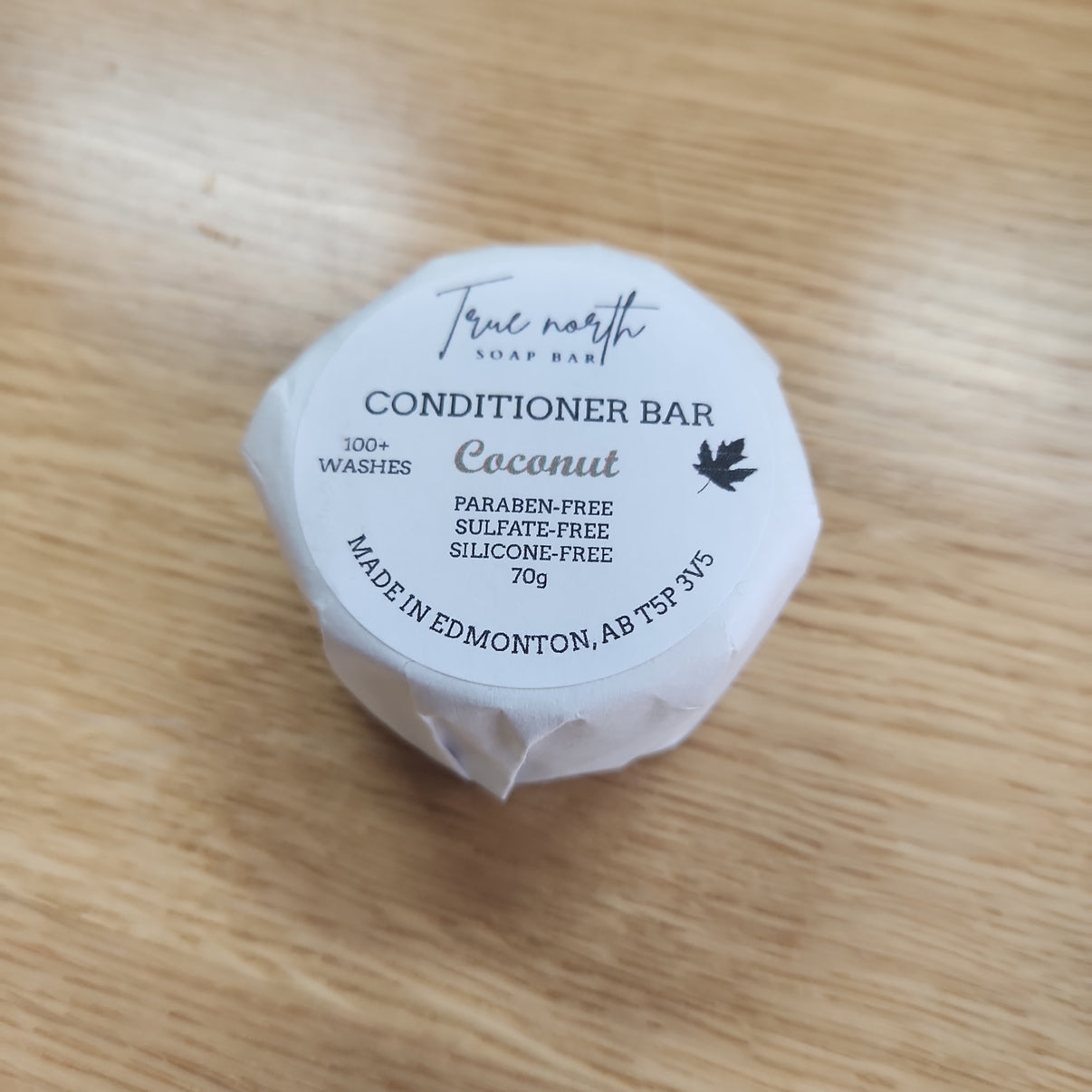 Conditioner Bar Coconut True North Soap Bar Ltd