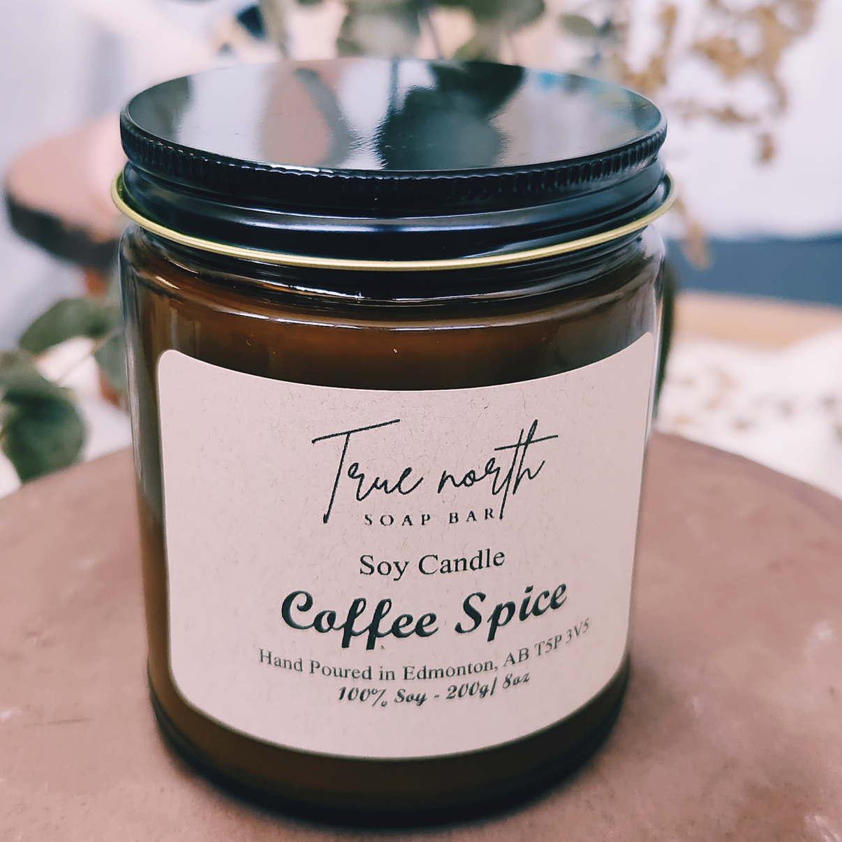 Coffee Spice Soy Candle True North Soap Bar Ltd